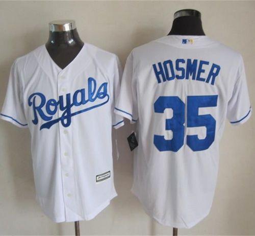 Royals #35 Eric Hosmer White New Cool Base Stitched MLB Jersey - Click Image to Close
